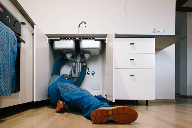 Professional Drain Cleaning technician working in Munroe Falls, OH